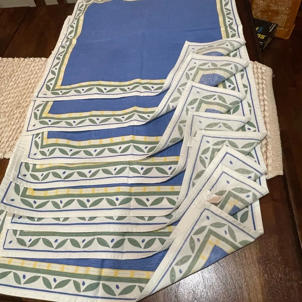 MARISOL By WILLIAMS-SONOMA SET OF 8 BEAUTIFUL COTTON NAPKINS